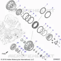 DRIVE TRAIN, CLUTCH AND PRIMARY DRIVE