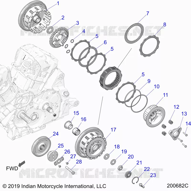 DRIVE TRAIN, CLUTCH AND PRIMARY DRIVE