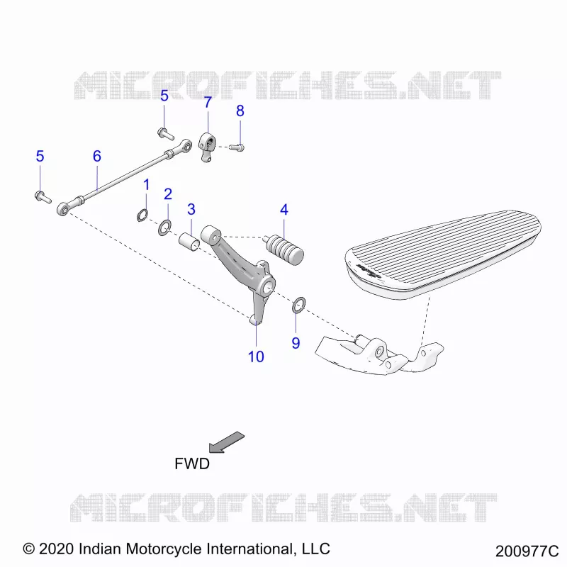DRIVE TRAIN, SHIFT PEDAL AND SHIFT LINKAGE