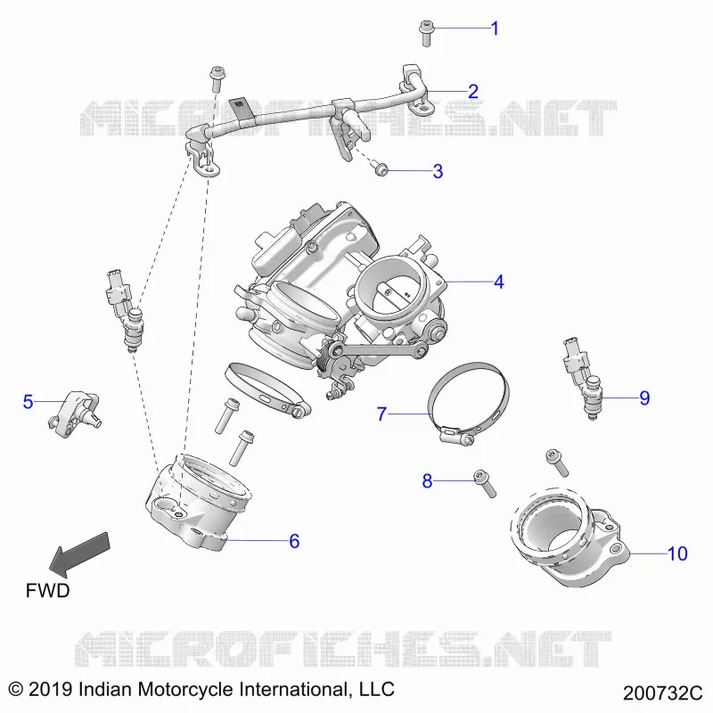 FUEL SYSTEM, FUEL RAIL/THROTTLE BODY
