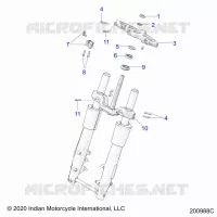 UPPER AND LOWER STEERING CLAMPS