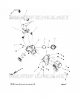 FUEL SYSTEM, FUEL CLAM SHELL/THROTTLE BODY