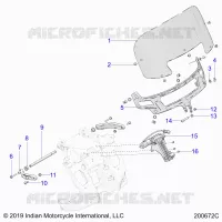 FAIRING ASM, WINDSHIELD