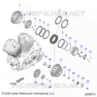 DRIVE TRAIN, CLUTCH AND PRIMARY DRIVE