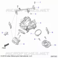 FUEL SYSTEM, FUEL RAIL/THROTTLE BODY