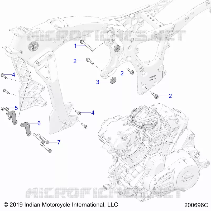 ENGINE, ENGINE MOUNTING