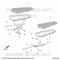 CHASSIS, FLOORBOARD, DRIVER