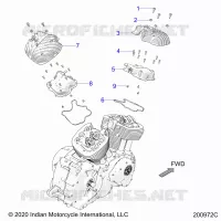 ENGINE, ROCKER COVERS