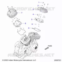 ENGINE, ROCKER COVERS