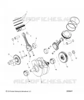 ENGINE, PISTON AND CRANKSHAFT