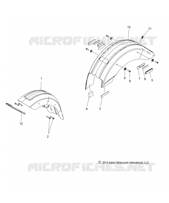 BODYWORK - FRONT FENDER/REAR
