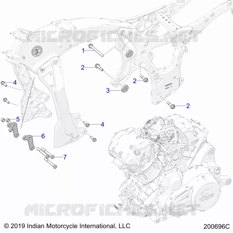ENGINE, ENGINE MOUNTING