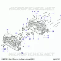 ENGINE, CASE ASM.