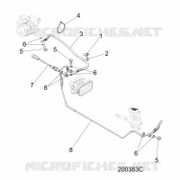 BRAKES, BRAKE LINE, REAR, ABS