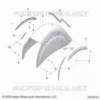 BODYWORK - REAR FENDER