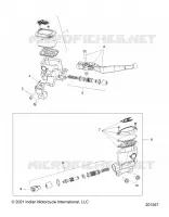 BRAKES, MASTER CYL., FRONT AND REAR