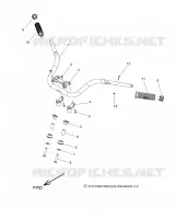 STEERING, HANDLEBAR MOUNTING AND GRIPS