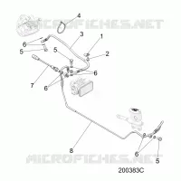 BRAKES, BRAKE LINE, REAR, ABS