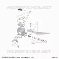 FRONT BRAKE, LEVER AND MASTER CYLINDER