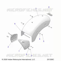 BODYWORK - REAR FENDER