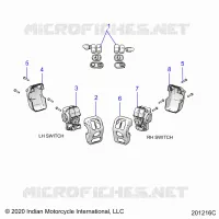ELECTRICAL, SWITCH CONTROLS, LH/RH