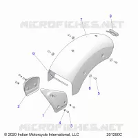 BODYWORK - REAR FENDER