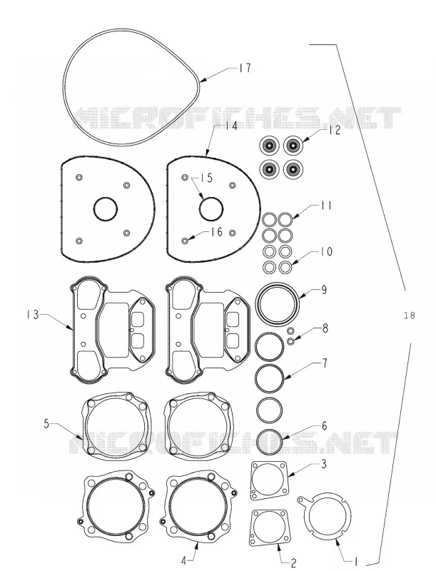 TOP ENGINE GASKET KIT