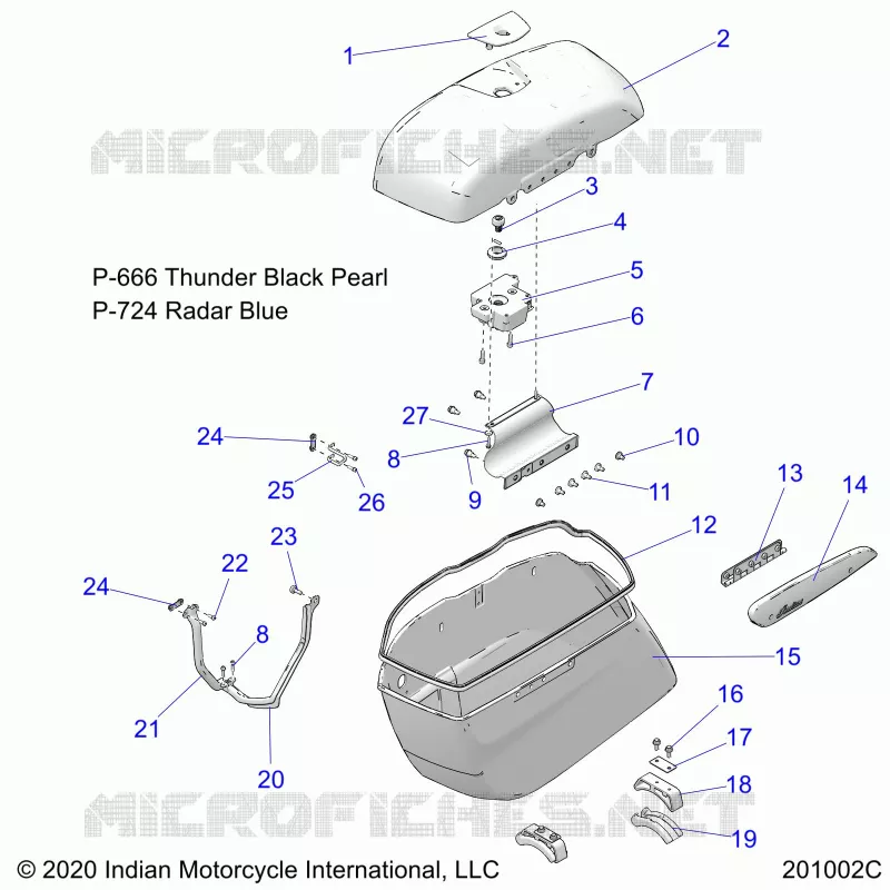SADDLEBAG ASM.