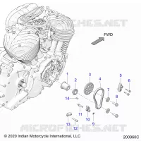 CAM CHAIN AND SPROCKETS