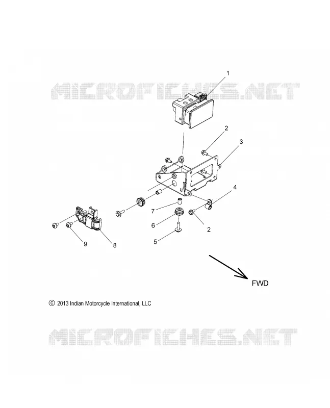 BRAKES, ABS MODULE ASM.