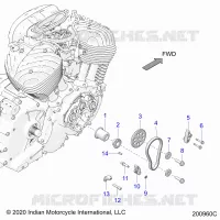 CAM CHAIN AND SPROCKETS