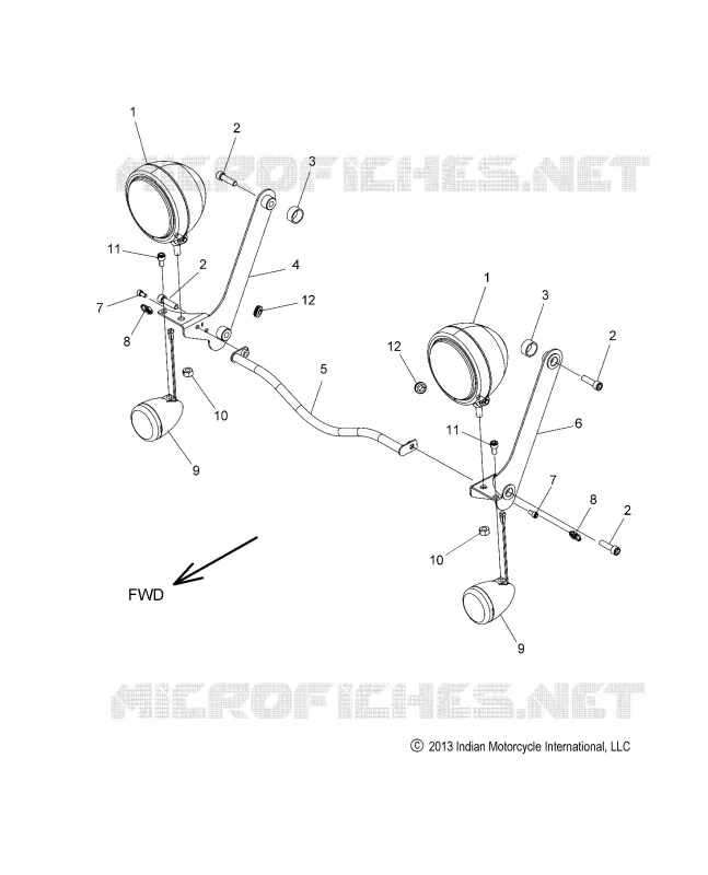ELECTRICAL, LIGHT BAR AND TURN SIGNAL, FRONT