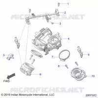 FUEL SYSTEM, FUEL RAIL/THROTTLE BODY