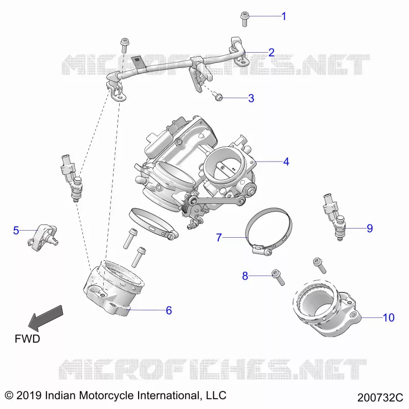 FUEL SYSTEM, FUEL RAIL/THROTTLE BODY