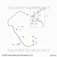 CONTROLS, CLUTCH LEVER AND CABLE