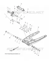 REAR SUSPENSION ASM., SWING ARM AND SHOCK