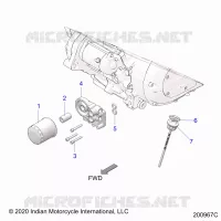 OIL FILTER/ADAPTOR, AND DIPSTICK
