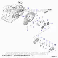 ENGINE, CAM SHAFTS AND GEARS