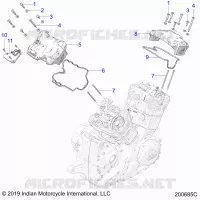 ENGINE, VALVE COVERS