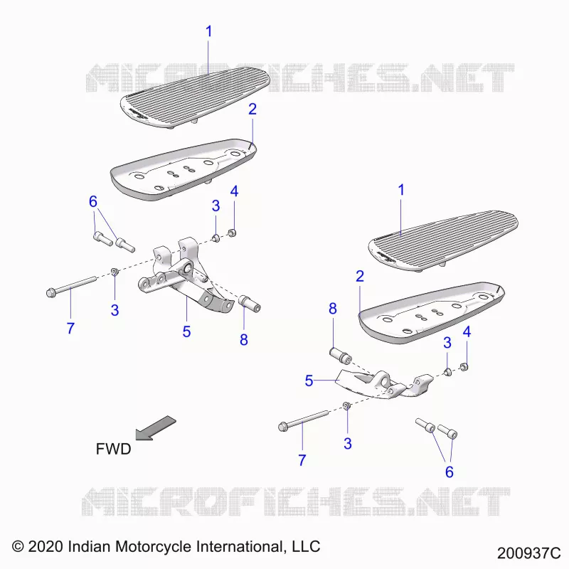 CHASSIS, FLOORBOARD, DRIVER