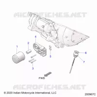 OIL FILTER/ADAPTOR, AND DIPSTICK