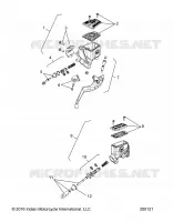 BRAKES, MASTER CYL., FRONT AND REAR