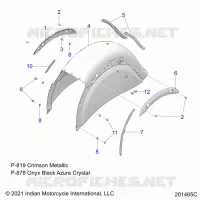 BODYWORK - REAR FENDER