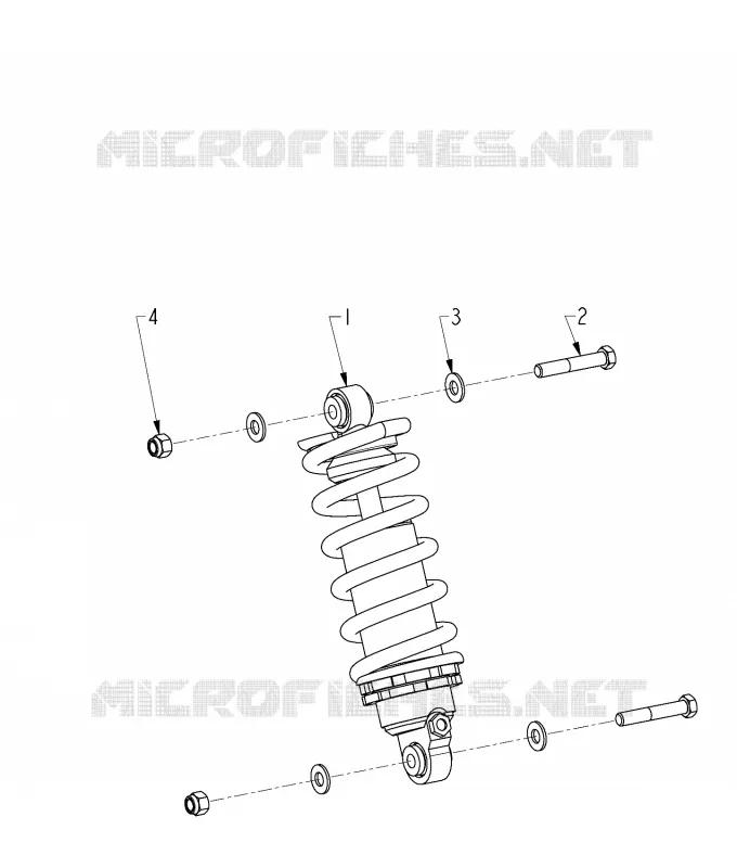 REAR SUSPENSION SHOCK ABSORBER