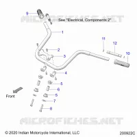 STEERING, HANDLEBAR MOUNTING AND GRIPS