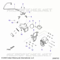FUEL SYSTEM, FUEL CLAM SHELL/THROTTLE BODY